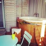 Vasca in legno per spa
